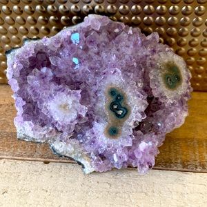 Amethyst stalactite